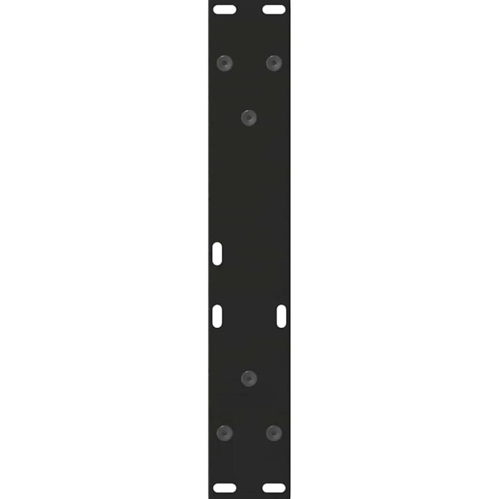vidaXL Patas para mesa de centro en forma de V (2 unidades), color , 30 x (30-31,3) cm, acero Negro Clearance