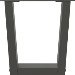 vidaXL Patas para mesa de centro en forma de V (2 unidades), , 30 x (30-31,3) cm, acero Antracita Best