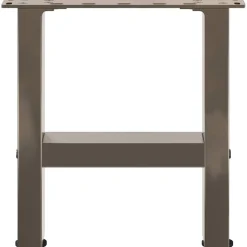 vidaXL Patas para mesa de centro de acero (2 unidades, 30 x 30-31 cm) Natural Clearance