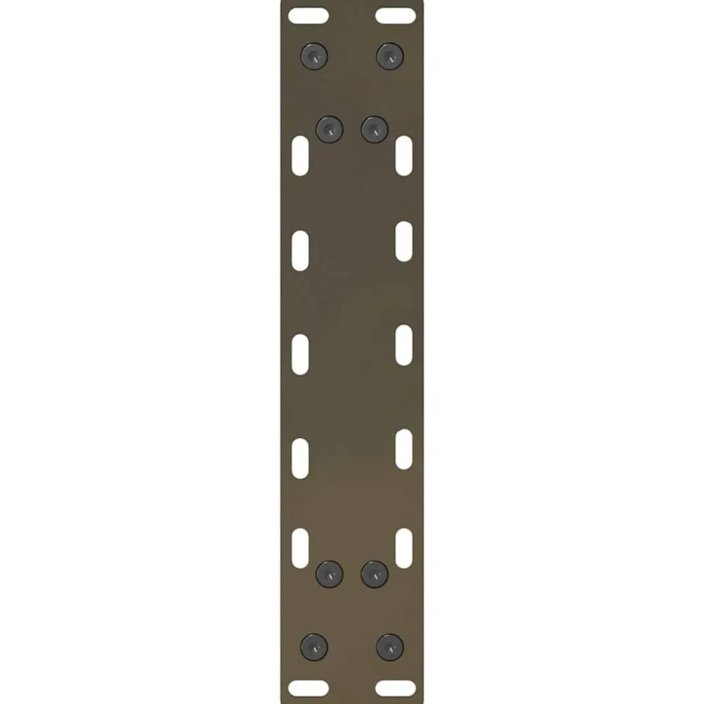 vidaXL Patas para mesa de centro de acero (2 unidades, 30 x 30-31 cm) Natural Clearance