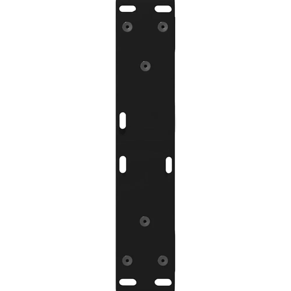 vidaXL Accesorios Para Mesas-Patas para mesa de centro (2 unidades), color , 30 x (30-31,3) cm, acero