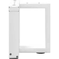 vidaXL Patas para mesa de centro en forma de T (2 unidades), color , 30 x 25 x (30-31) cm, acero Blanco Hot