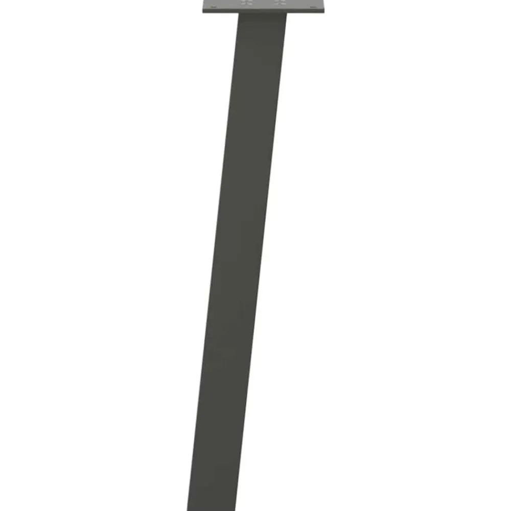 vidaXL Accesorios Para Mesas-Patas para mesa de centro 4 unidades 30 cm acero