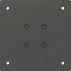 vidaXL Accesorios Para Mesas-Patas para mesa de centro 4 unidades 30 cm acero
