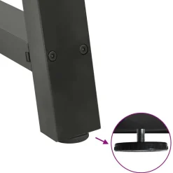 vidaXL Patas para mesa de centro en forma de A (2 unidades), , 30 x (30-31) cm, acero Antracita Online