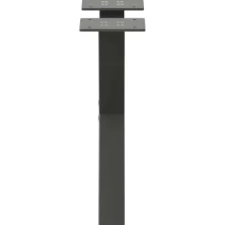vidaXL Accesorios Para Mesas-Patas para mesa de centro en forma de X (2 unidades), , 37 x (30-31) cm, acero