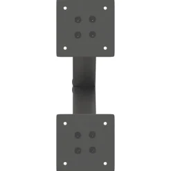 vidaXL Accesorios Para Mesas-Patas para mesa de centro en forma de X (2 unidades), , 37 x (30-31) cm, acero