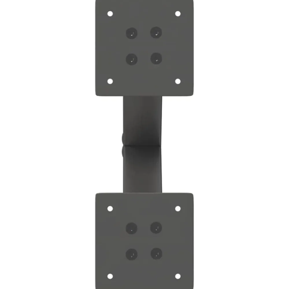 vidaXL Accesorios Para Mesas-Patas para mesa de centro en forma de X (2 unidades), , 37 x (30-31) cm, acero
