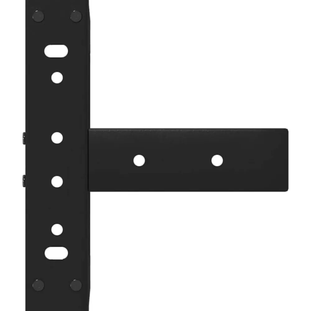 vidaXL Accesorios Para Mesas-Patas para mesa de centro en forma de T (2 unidades), color , 30 x 25 x (30-31) cm, acero