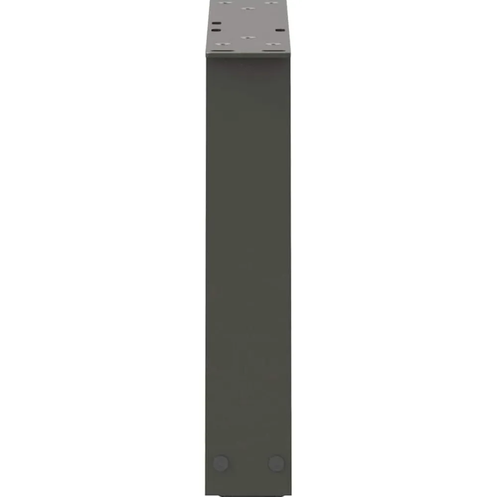 vidaXL Accesorios Para Mesas-Patas para mesa de centro en forma de V (2 unidades), , 30 x (30-31,3) cm, acero