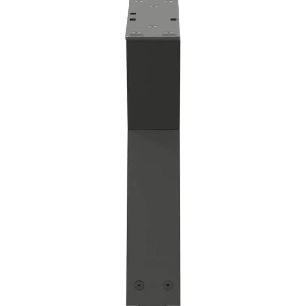 vidaXL Accesorios Para Mesas-Patas para mesa de centro (2 unidades), , 30 x (30-31,3) cm, acero