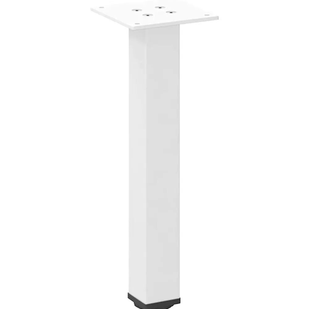 vidaXL Accesorios Para Mesas-Patas para mesa de centro (4 unidades), color , 30-32 cm, acero