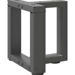 vidaXL Accesorios Para Mesas-Patas para mesa de centro en forma de T (2 unidades), , 30 x 25 x (30-31) cm, acero