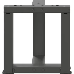 vidaXL Accesorios Para Mesas-Patas para mesa de centro en forma de T (2 unidades), , 30 x 25 x (30-31) cm, acero