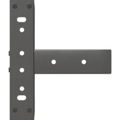 vidaXL Accesorios Para Mesas-Patas para mesa de centro en forma de T (2 unidades), , 30 x 25 x (30-31) cm, acero