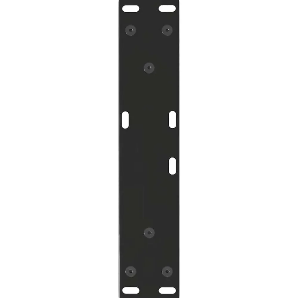 vidaXL Patas para mesa de centro en forma de V (2 unidades), color , 30 x (30-31,3) cm, acero Negro Discount