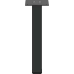 vidaXL Patas para mesa de centro (4 unidades), color , 30-32 cm, acero Negro Clearance