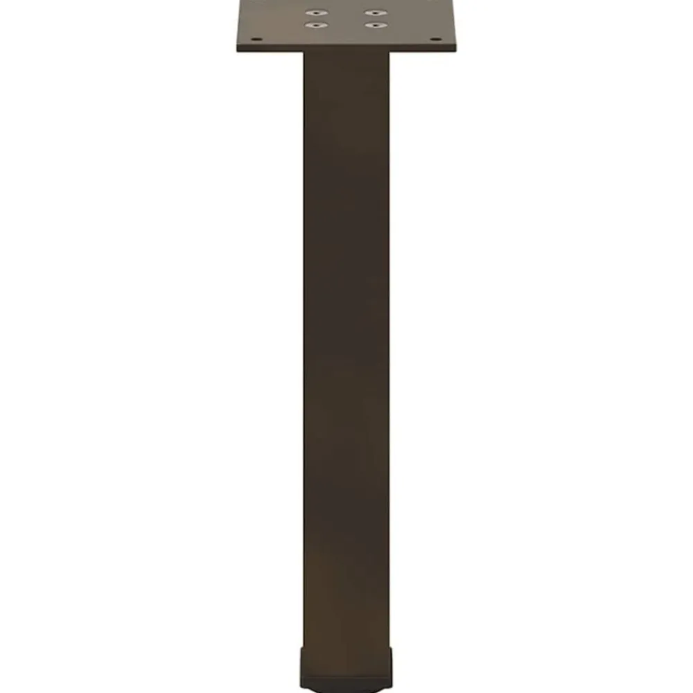 vidaXL Patas para mesa de centro 4 unidades acero 30-32 cm Acero Natural Online