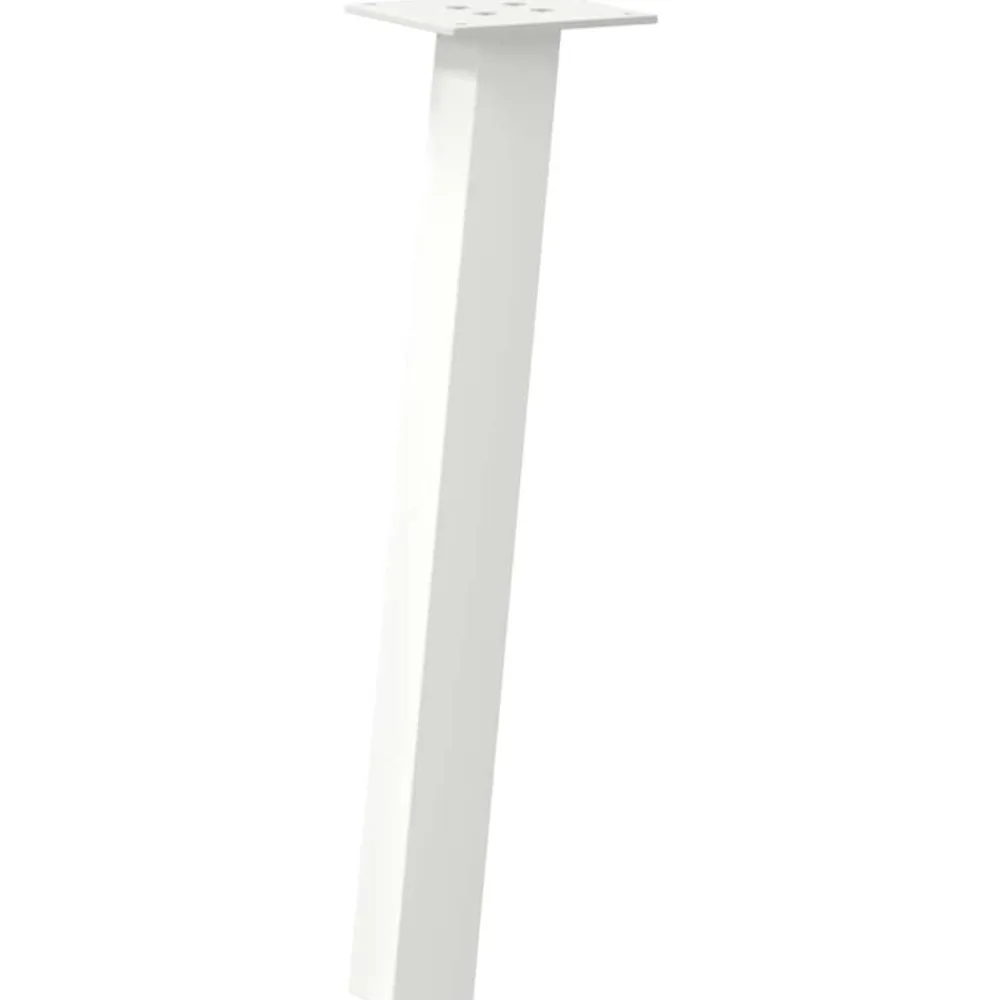 vidaXL Accesorios Para Mesas-Patas para mesa de centro (4 unidades), color , 30 cm, acero