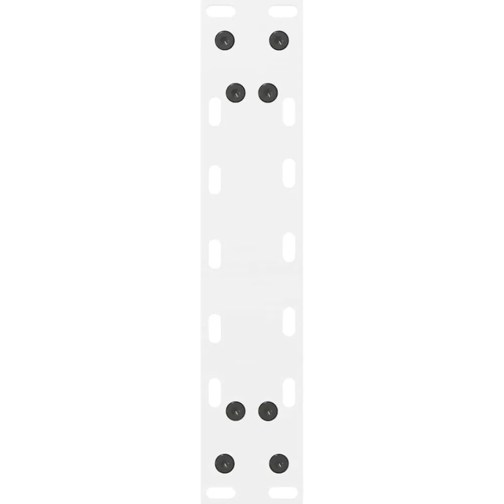 vidaXL Patas para mesa de centro blancas (2 unidades, 30 x 31 cm, acero) Blanco Hot