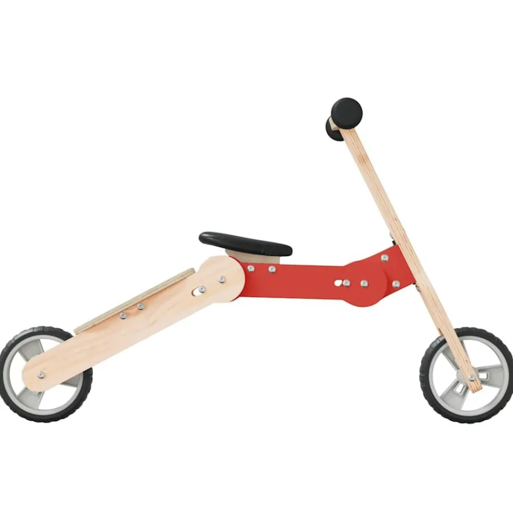vidaXL Patinete de niños 2 en 1 Rojo Outlet