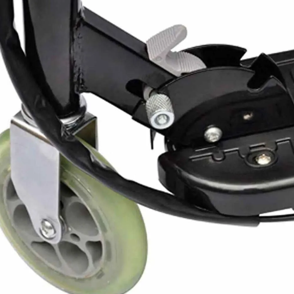 vidaXL Patinete eléctrico con asiento 120 W Negro