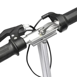 vidaXL Patinete eléctrico con asiento 120 W Negro