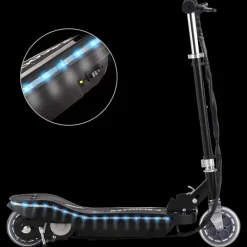 vidaXL Patinete eléctrico con LED 120 W Negro Online