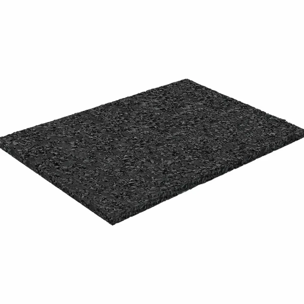 vidaXL Patio de gránulo de goma Negro 6 x 9 x 0,3 cm Goma