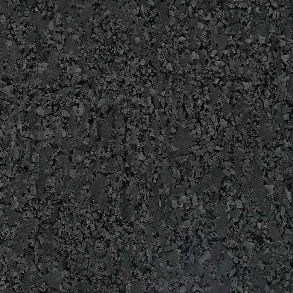 vidaXL Patio de gránulo de goma Negro 6 x 9 x 0,3 cm Goma