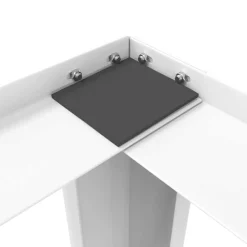 vidaXL Pedestal doble de la lavadora y la secadora Blanco Outlet