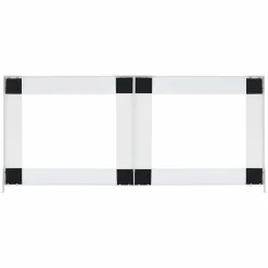 vidaXL Pedestal doble de la lavadora y la secadora Blanco Outlet