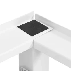 vidaXL Pedestal doble lavadora secadora con estantes extraíbles Blanco Online