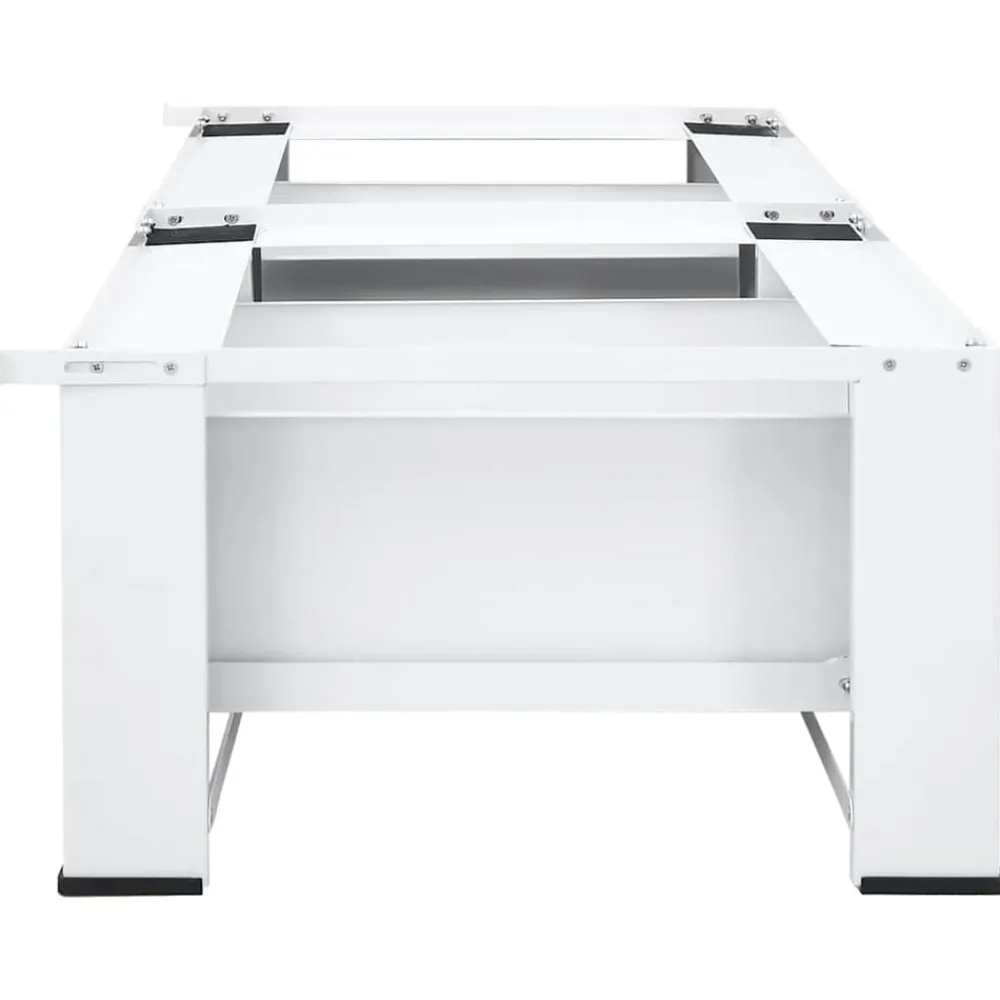 vidaXL Accesorios Para Electrodomésticos-Pedestal doble para lavadora y secadora con cajones
