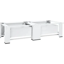 vidaXL Accesorios Para Electrodomésticos-Pedestal doble para lavadora y secadora con cajones