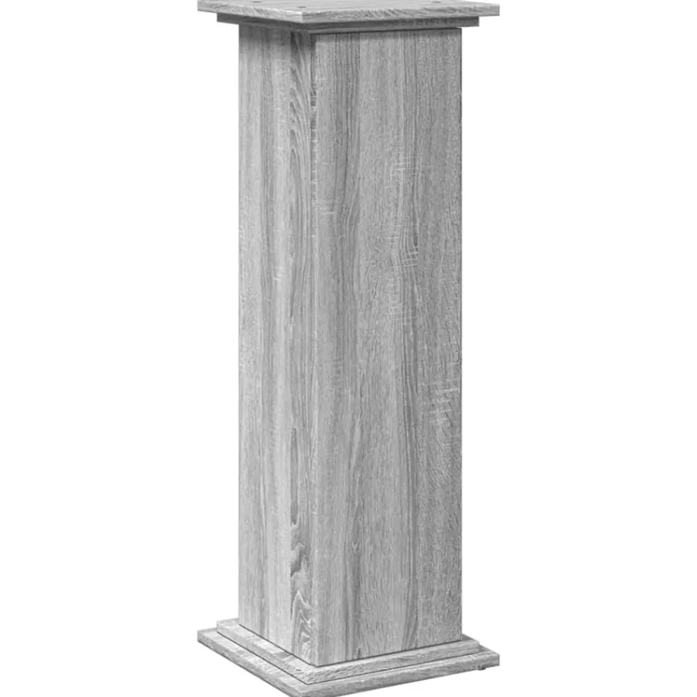 vidaXL Jardín-Pedestal expositor con almacenaje 31x30x90 cm