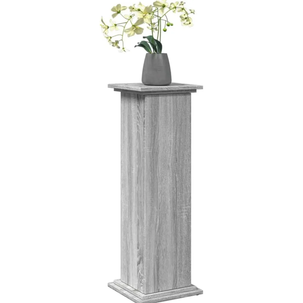 vidaXL Jardín-Pedestal expositor con almacenaje 31x30x90 cm