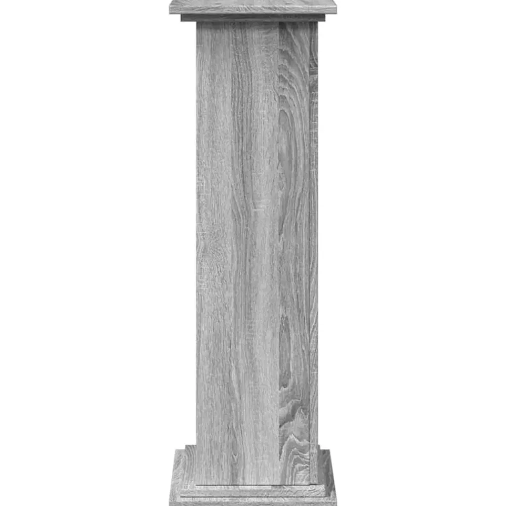 vidaXL Jardín-Pedestal expositor con almacenaje 31x30x90 cm