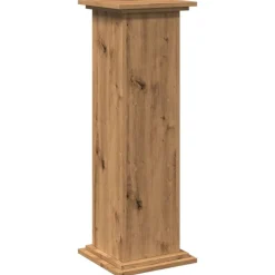 vidaXL Jardín-Pedestal expositor con almacenaje 31x30x90 cm
