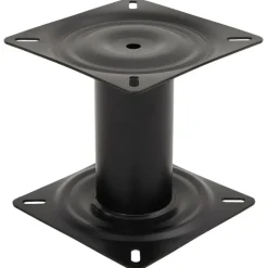 vidaXL Pedestal para asiento de barco acero negro 18 cm Outlet