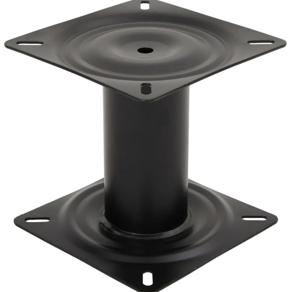 vidaXL Pedestal para asiento de barco acero negro 18 cm Outlet