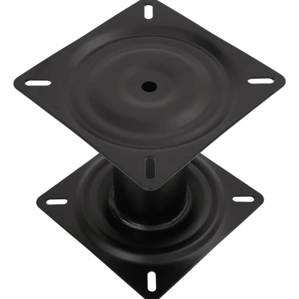 vidaXL Pedestal para asiento de barco acero negro 18 cm Outlet