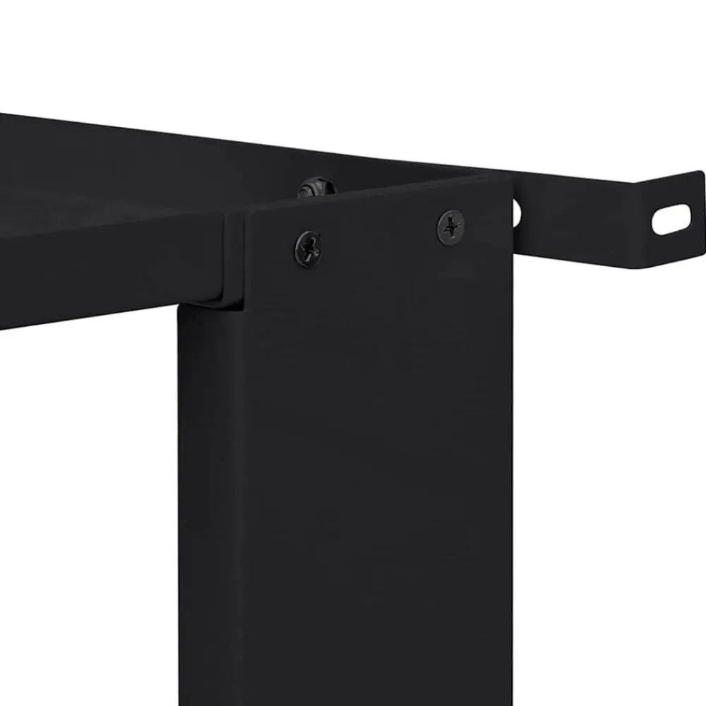 vidaXL Pedestal para Lavadora 2 pcs 127 x 54,5 x 32,5 cm Acero Negro Online
