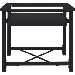 vidaXL Pedestal para Lavadora 60 x 56 x 52 cm Acero Negro New
