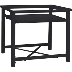 vidaXL Pedestal para Lavadora 60 x 56 x 52 cm Acero Negro New
