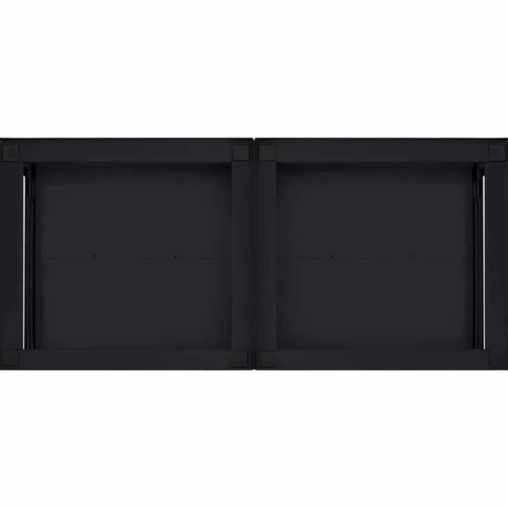 vidaXL Pedestal para Lavadora 2 pcs 120 x 56 x 52 cm Acero Negro Outlet