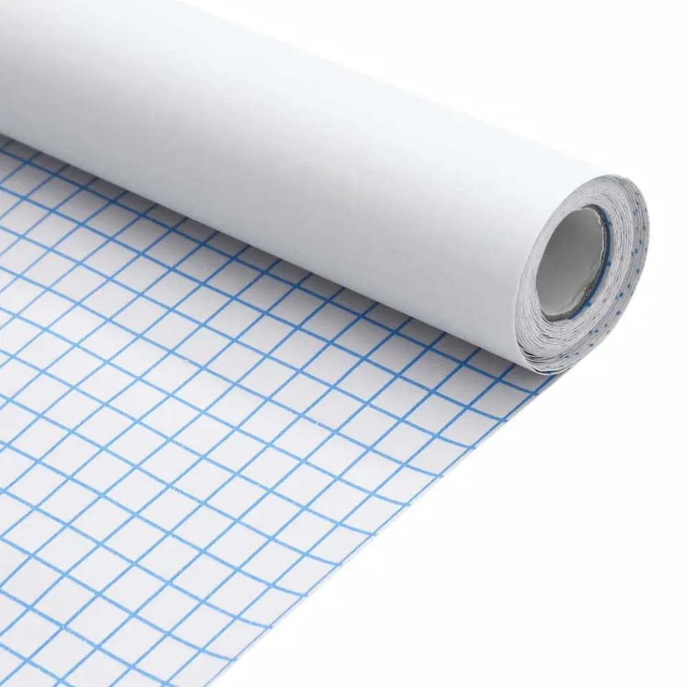 vidaXL Arte Y Ocio-Pegatina para muebles autoadhesiva de PVC mate 90x500 cm