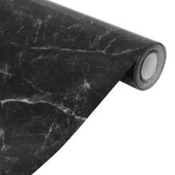 vidaXL Arte Y Ocio-Pegatinas de mueble autoadhesivas PVC mármol 90x500 cm