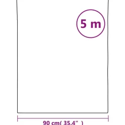 vidaXL Arte Y Ocio-Pegatinas de mueble autoadhesivas PVC mármol 90x500 cm