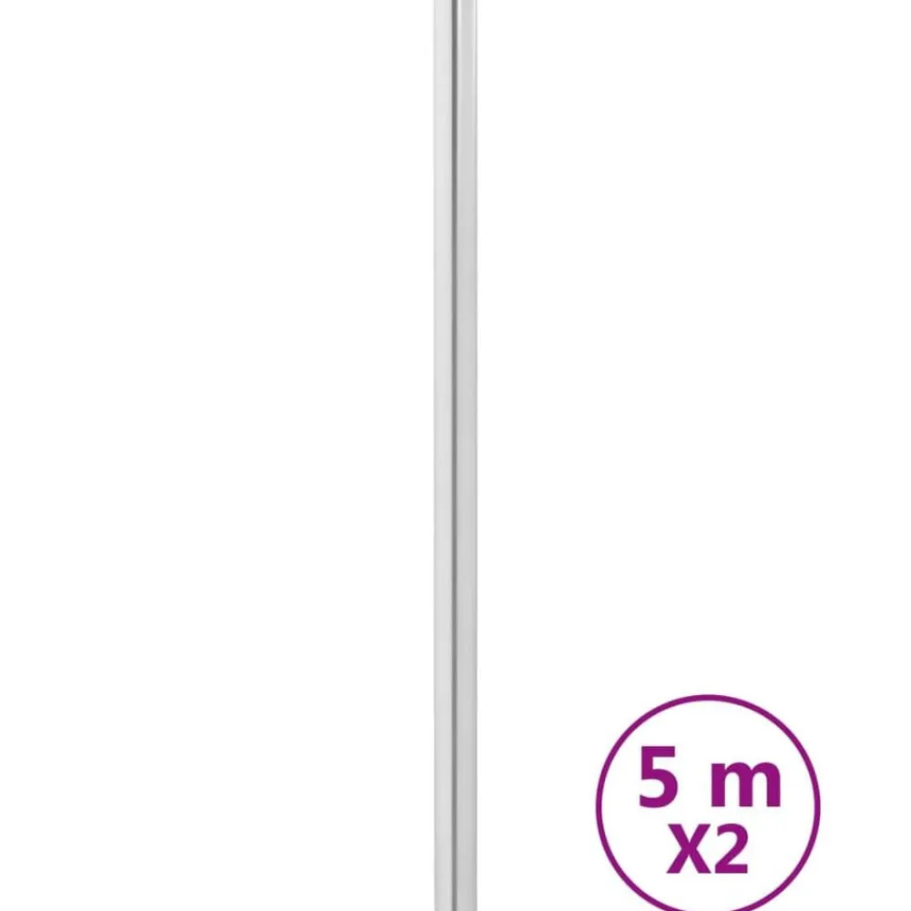 vidaXL Pegatinas de mueble autoadhesivas PET plateado 90x500 cm Best